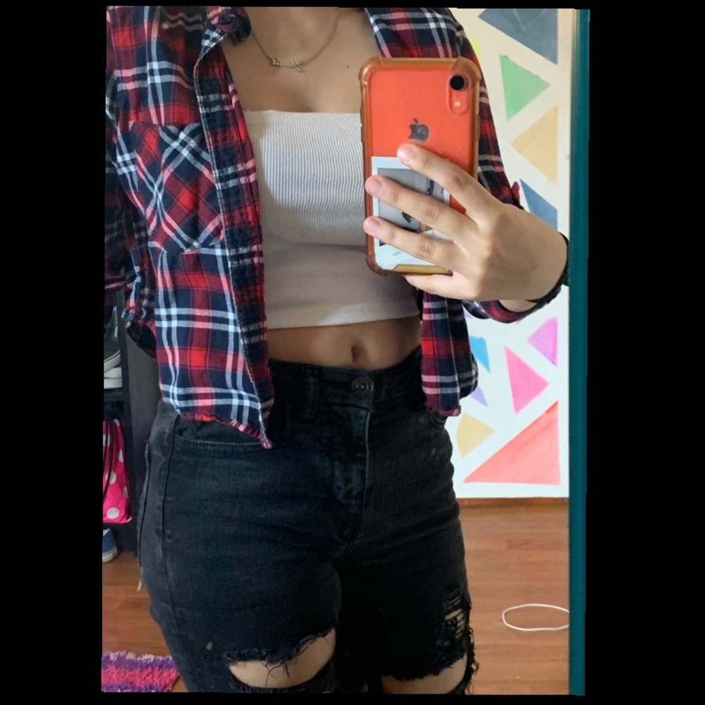Forever 21 Red platted flannel